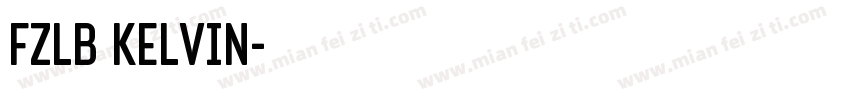 FZLB KELVIN字体转换